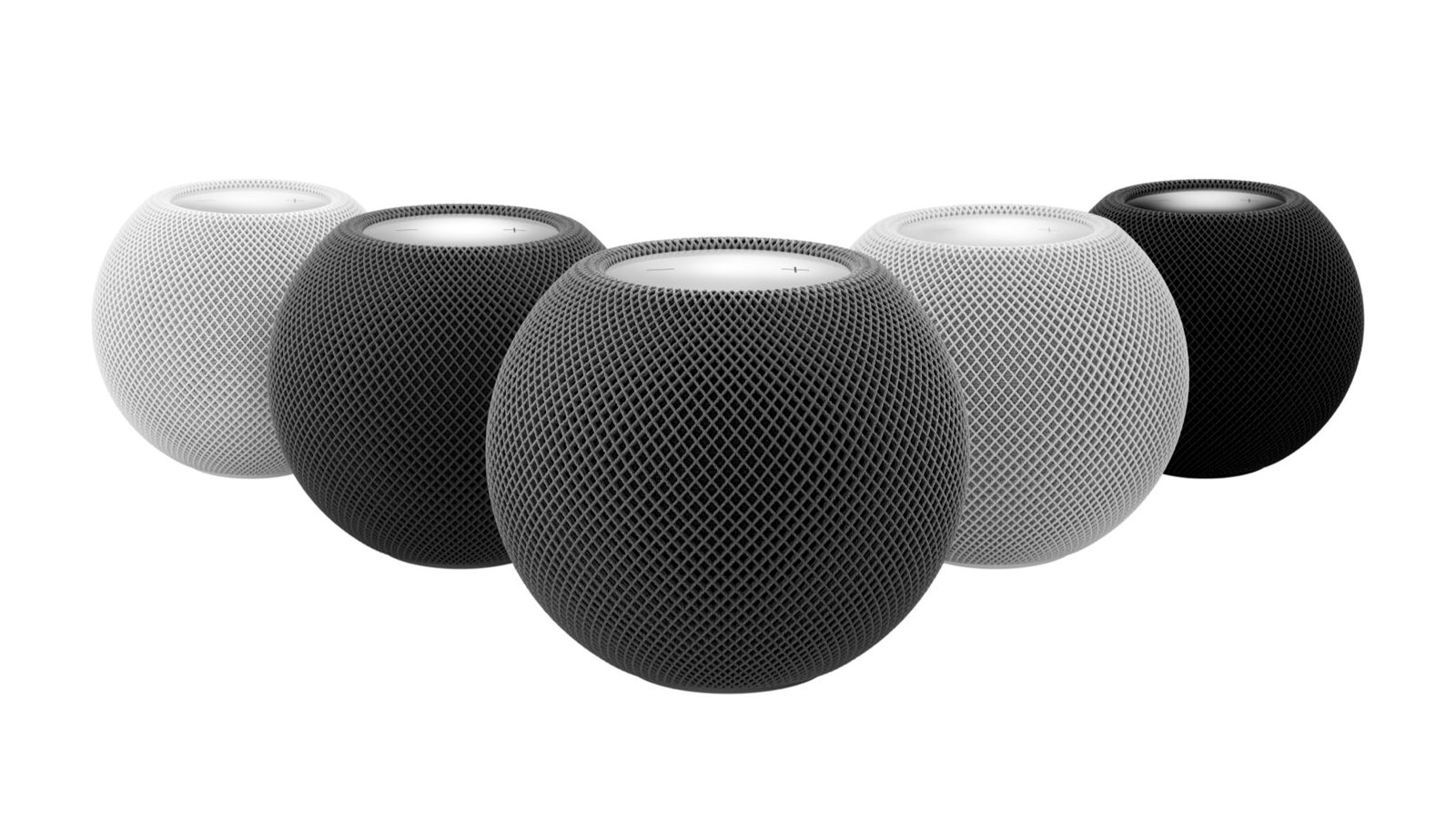 As cinco cores do HomePod mini 2